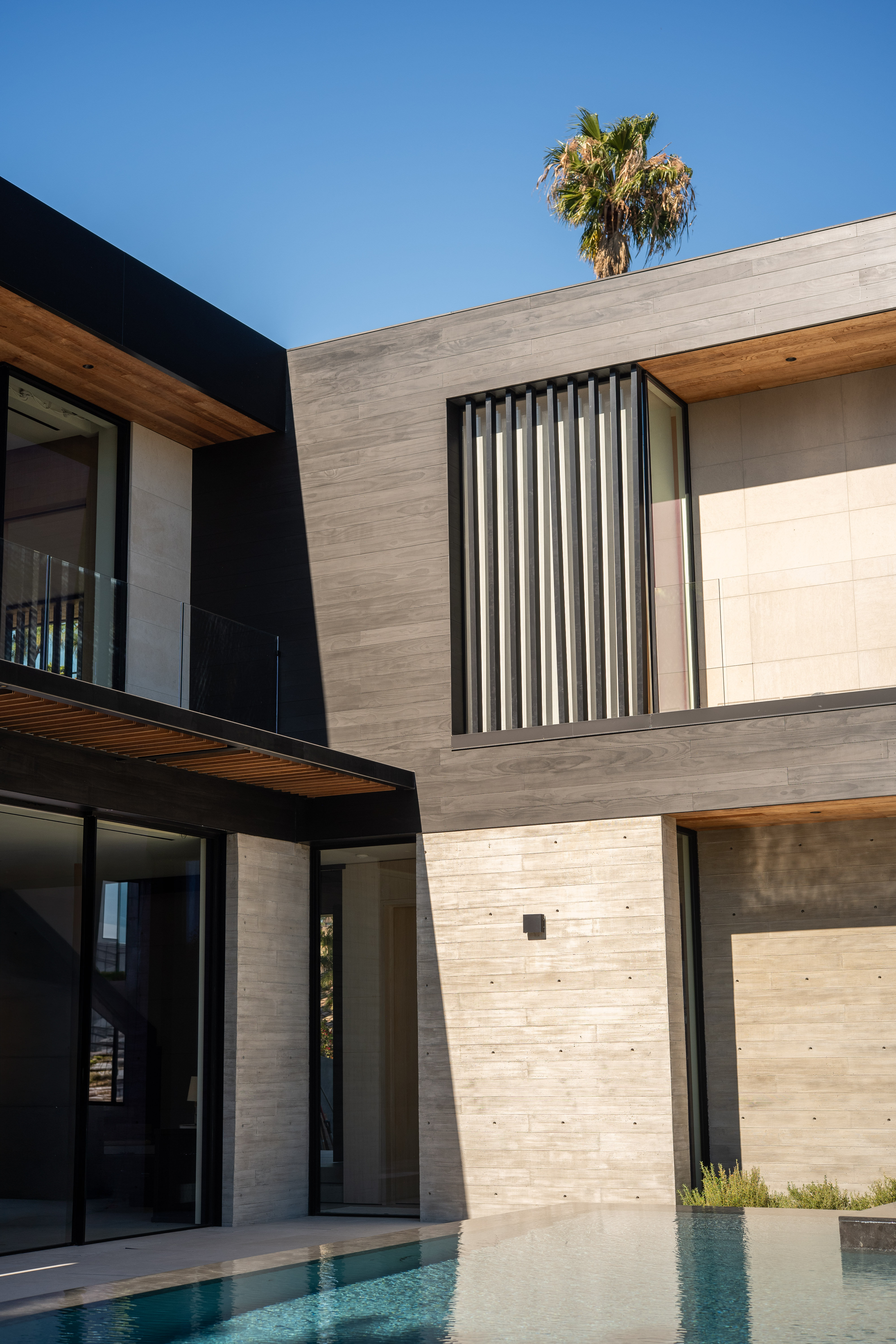 Exterior — pool side facade
