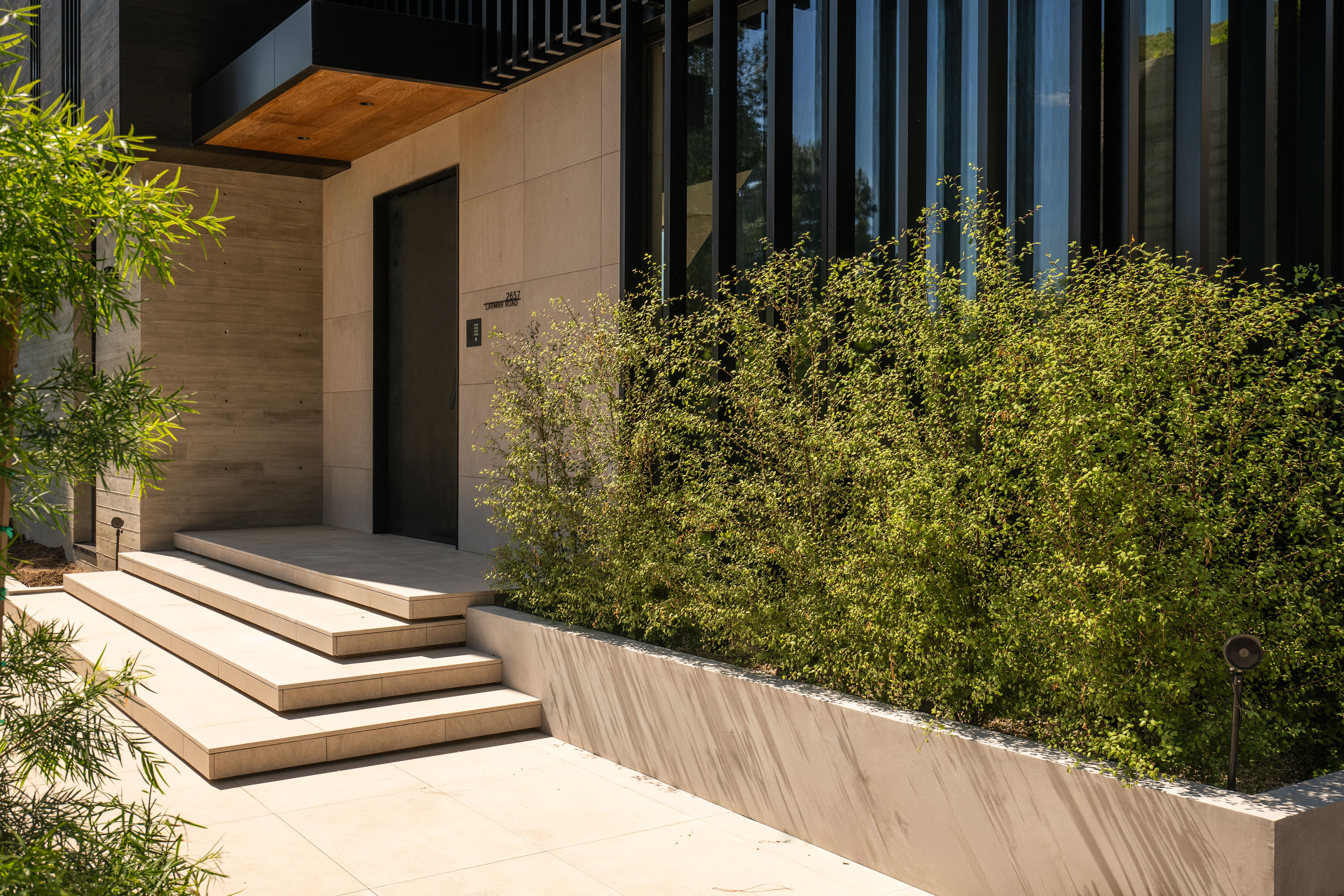 Entry — Indiana limestone steps