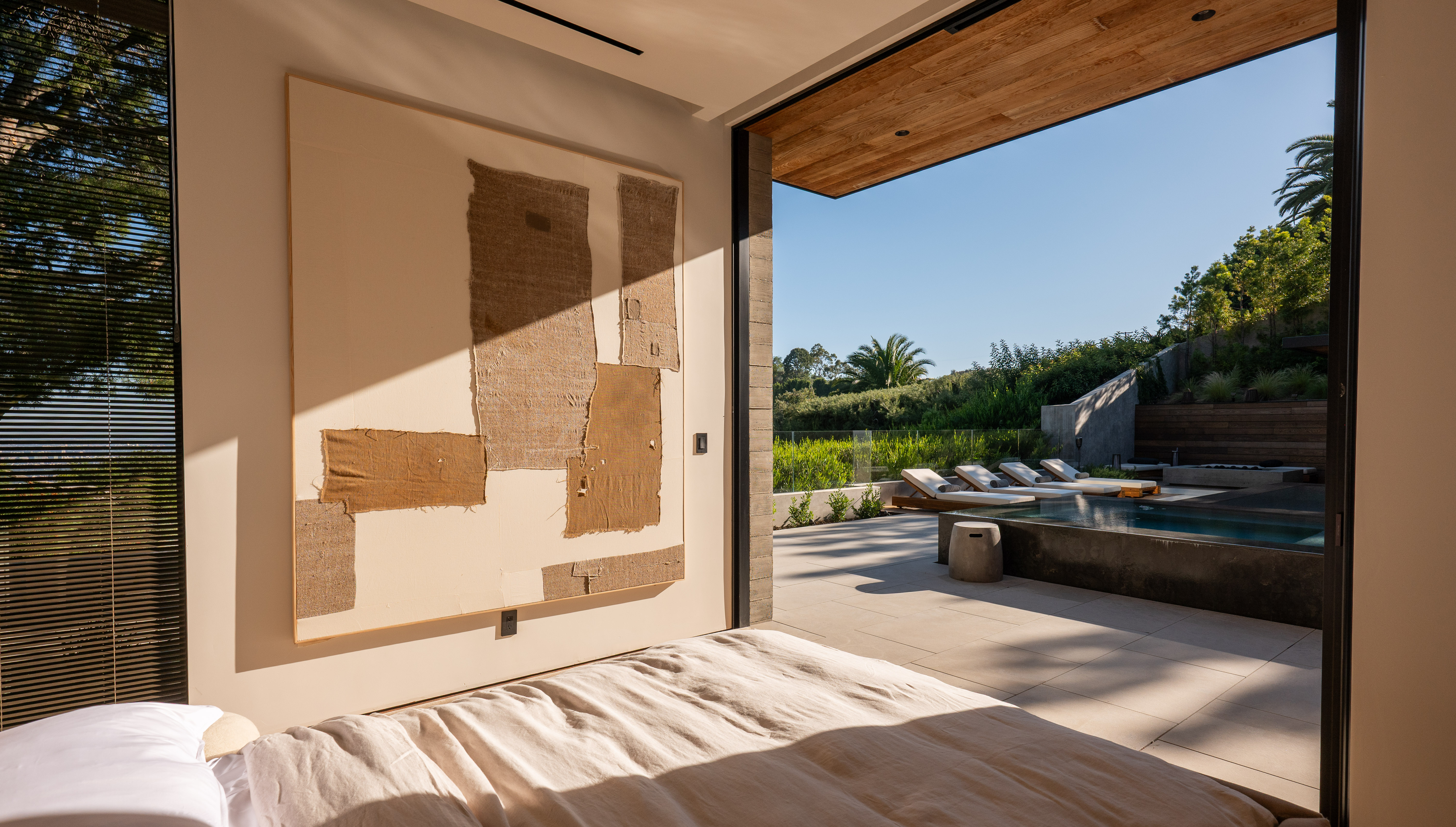 Primary suite — direct pool access